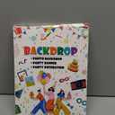 Mocsicka Fairy 1st Birthday Backdrop 7x5ft Princess Girl Happy First Mushroom Fairy Birthday Background Little Flowers Fairy Tale Wonderland Birthday Party Decoration Banner (Pink)