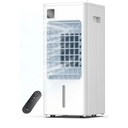 Portable Air Conditioner Windowless, 24.4" Evaporative Cooler with Digital Display, Remote, 3 Speeds, 12H Timer, Oscillating Swamp Cooler for Room no Windows, Bedroom, Living Room