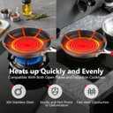 10 Inch Nonstick Frying Pan, Tri-Ply Clad Stainless Steel Skillet with Reinforced Coating, Detachable Handle with Silicone Sleeve, Dishwasher & Oven Safe, Induction Compatible, PFOA-Free