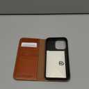 SHIELDON Case for iPhone 13 Pro 5G, Genuine Leather Folio Wallet Magnetic Shock Absorbing Case RFID Blocking Credit Card Holder Kickstand Compatible with iPhone 13 Pro 6.1" - Retro Brown