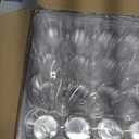 (24 Pack x 10 Sets) Stackable Cupcake Carrier Holders with 240 Pack Cupcake Liners, Plastic Cupcake Boxes Holders for 24 Cupcakes, Clear Cupcake Trays, High Tall Dome Lid Cupcake Containers