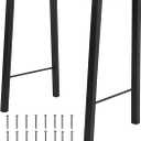TC-HOMENY 30 inches Dining Table Legs Set of 2 Metal Legs Bench Legs Industry Coffee Table Desk