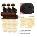 26 28 30 Inch Ombre Bundles Human Hair Body Wave Bundle T1B/4/613 Blonde 3 Bundles 300g/Pack Unprocessed Brazilian Virgin Hairs Double Weft Weaves Hair Extensions