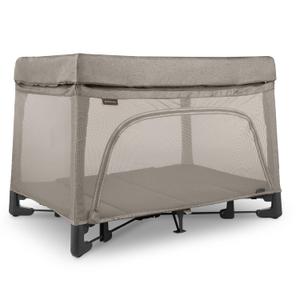 UPPAbaby Remi Playard | Deluxe 3-in-1 Portable Playard, Bedside Bassinet + Travel Crib| Mesh Bassinet, Mattress, Organic Cotton Mattress Cover + Storage Bag Included | Wells (Dark Taupe Mlange)