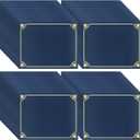 110 Pcs Certificate Holders Bulk, Navy Blue Diploma Covers Gold Foil Border, Document Covers for Letter Size 8.5x11" Award Certificates, Cardstock, Document Papers, Graduation