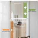 Extra Tall Cat Gate for Doorways, 47.2-86.6" High, Pet Gate