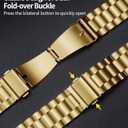 BINLUN Compatible with Apple Watch Band 49mm 46mm 45mm 44mm 42mm 41mm 40mm 38mm Stainless Steel Metal Watch Strap with TPU Watch Case Compatible with iWatch Series Ultra/11/10/9/8/7/SE2/SE/6/5/4/3/2/1