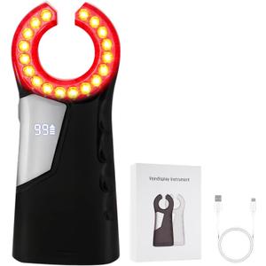 Handheld Vein Finder Light, Rechargeable Vein Viewer for IV Access Phlebotomy for Nurse Clinics Homes Use for Various Skin People, Black