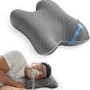 Elviros CPAP Pillow for Side & Back Sleepers, HSA/FSA Portable Travel Sleep Apnea Pillow with Adjustable Height, Reduce Mask Leaks & Pressure,for Camping, Hotels