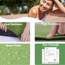 Yoga Mat Non Slip, Pilates Fitness Mats, Eco Friendly, Anti-Tear 1/4" Thick Yoga Mats for Women, Exercise Mats for Home Workout with Carrying Sling and Storage Bag