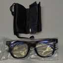 miyya Blue Light Glasses for Women & Men Oversized UV & Blue Light Blocker Chunky Frames, Stylish Eyewear Accessories (Black)