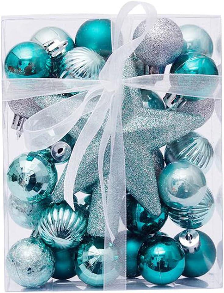 Shatterproof Christmas Ball Ornaments 6CM for Xmas Tree Christmas Decoration