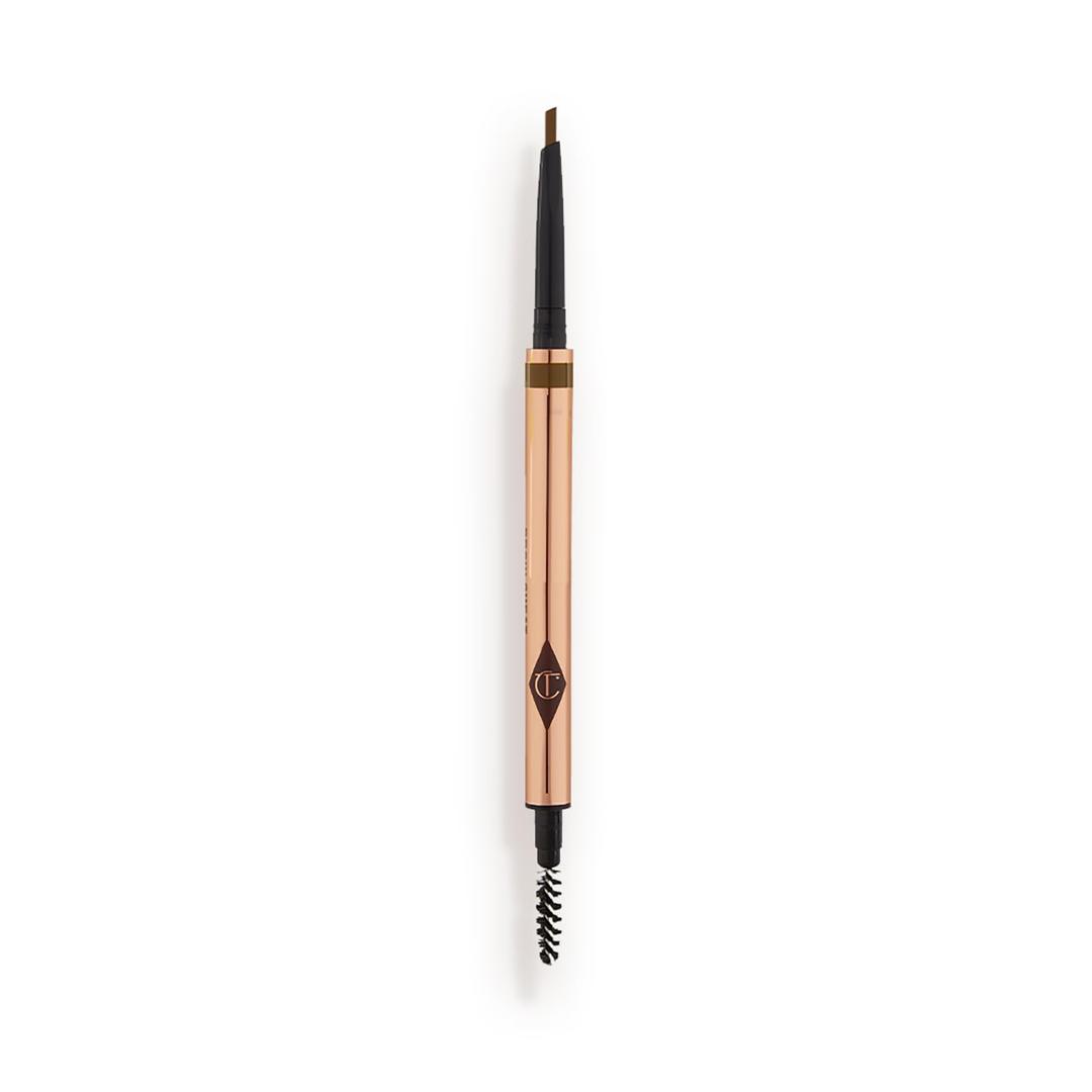 Charlotte Tilbury Brow Cheat Eyebrow Pencil - Refillable Micro-Precision Brow Pencil with Angled Tip for Natural Hair-Like Strokes - 16-Hour Wear, Waterproof, Vitamin E + Carnauba Wax