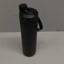 POWCAN 26 oz Insulated Water Bottle with 2-in-1 Straw and Spout Lid, Keep Cold 24H, Leak-Proof, Fits in Car Cup Holder, Stainless Steel Water Bottle for Sports, Travel, and School (Dark Knight)