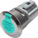 Bolt 7039770 Replacement Lock Cylinder Toolbox Retrofit Kit for Ford and Lincoln Center Cut Keys