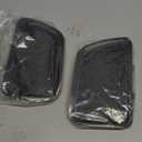 Front Bumper Grille Insert (Set) Compatible With Jeep Grand Cherokee 2014-2016 / Center Grille Bezel Outer (LH + RH) / Front Bumper Insert Lower Grill Bezel Cover (1 Pair) Black