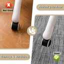 Office Chair Mat for Hardwood Floor, 36 x 48 inches Heavy Duty Rattan-Like Woven Desk Chair Mat, Non-Slip Floors Protector for Computer Chair