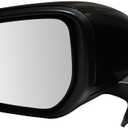 SCITOO Side View Mirror Driver Left Side Fit For 2015-2019 For Nissan Versa Sedan Foldaway Power G-Flat Black Smooth Replacement Exterior Mirror OE:963029KK1A PL:NI1320257