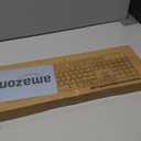 YSCP Typewriter Style Mechanical Gaming Keyboard RGB Backlit Wired with Blue Switch Retro Round Keycap 104 Keys Keyboard (White 104 Keys RGB)