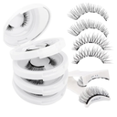 Magnetic Eyelashes with Applicator Natural Look: 4 Pairs, Reusable Magnetic Lashes, No Glue & Liner Needed, CX0125, 079+B01
