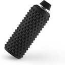 Sensory Roller Fidget with Clicker, Tactile Spikes for Anxiety, Stress Relief, Pain Stim, Autism & Over Stimulation with Lanyard (Black)