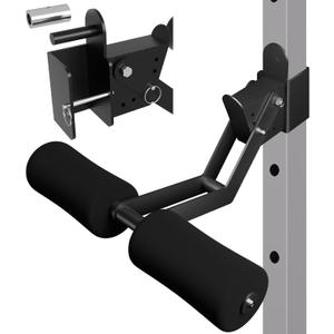 VivaZen Nordic Hamstring Curl Pro Attachment - Adjustable Power Rack Leg Lock with High-Density Recovery Foam Padding, Compatible with 5/8" & 1" Holes - Home Gym Strength Training Equipment