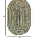 Colonial Mills Naples Oval - Moss Green 2x3
