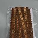 BEL AVENIR Braid Trim 2 inch 6.8 Yards Boho Style Woven Fabric Trim Handmade Polyester Sewing Wide DIY Crafts for Home Decorative(Orange)