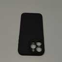 LOVE 3000 Designed for iPhone 15 Pro Max Case, Premium Silicone with [Soft Anti-Scratch Microfiber Lining] Shockproof Protective Phone Case for Men Women Girls 6.7", Black