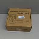 HIDALIFE Keyless Entry Door Lock, Electronic Keypad DoorLock with Handle, Touchscreen, AutoLocking, Antipeep Password, Easy to Install for Front Door, Home, Office, Satin Nickel