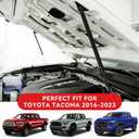 Hood Struts Lift Support Fit for Toyota Tacoma 2016-2023, Heavy Duty Hood Lift Supports Gas Spring Struts Fit for Tacoma 2023 16-22 Black Powder Coated QuickLIFT Support Accessories