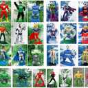 Super Hero Deluxe Mini 12 Piece Random Set Featuring Random Characters - Shatterproof Plastic Design from 1.5" to 2.5" Tall