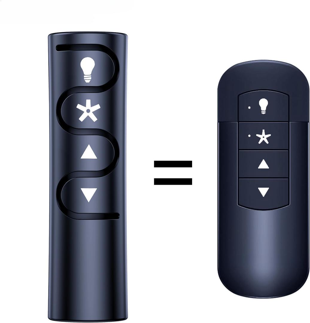 New Remote Control Replacement Compatible with Hunter K6266 & Casablanca 99198 Full Range Light Dimming Ceiling Fan Controller