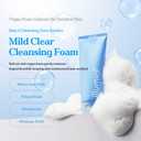 Mild Clear Cleansing Foam for Facial Cleansing with caulerpa lentillifera extract & Potassium [Vegan & Korean Skincare]  5.07 fl. oz.