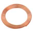 Sadnyy Copper Tube Refrigeration Copper Tubing Pipe Coil Flexible Pipe Seamless Hollow Soft Industrial Metal Tubing for Air Conditioning Refrigerator(1/8" OD x 5/64" ID x 50 ft L)