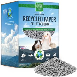 Small Pet Select Recycled Paper Pellet Bedding, Litter for Rabbit, Guinea Pig, Hamster, Bunny and Other Small Animals, 20lb