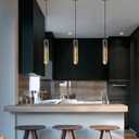 Pendant Lights Kitchen Island Pendant Lights Pendant Light fixtures Kitchen Pendant Light pendent Light 15" Smoke Gray Crystal lampshade Island Pendant Lights for Kitchen
