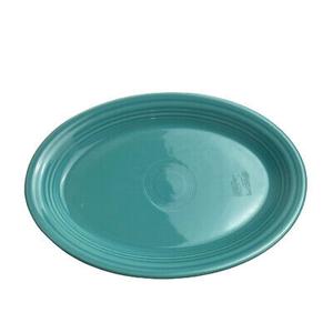 Fiesta® Classic Rim Cereal Bowl, 19oz (6.875") – Durable Ceramic, Lead-Free, Dishwasher/Microwave/Oven Safe – Made in USA Dinnerware - Turquoise