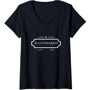 Womens Beyond Omega Rainmaker Sales V-Neck T-Shirt, M