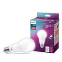 Philips LED Bright Dial Frosted A21, Non-Dimmable, Eye Comfort Technology, 2605-1600-800 Lumen, Soft White(2700), 60-100-150W, Title 20 Certified, E26 Base, 1 Pack (576348)