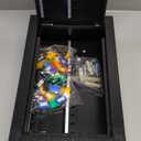 50 Keys Key Cabinet, Anti-Theft Key Lock Box with Key Tags, Adjustable Key Organizer Wall Safe for Car Office House Garage Rental Business (Black)