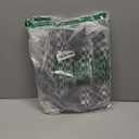 BTOOP Clear Mini Backpack for Stadium Events 12x12x6 Small Transparent Backpacks Plastic See Through Clear Bag for Concerts Work Festival Security Travel (Black White - Plaid)