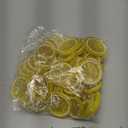 Suncalla 60 Pcs Fake Lemons Decor Mini Simulation Fruit Lemon Slices Artificial Plastic Fruit Model Decorative Ornament Fruit Party Decorations for Summer Wedding Festival Decoration Photography Props