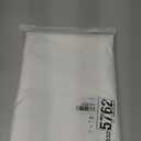 MooMee Bedding Pillowcases Pack of 2 100% Washed Cotton Linen Like Textured Breathable Durable Soft Comfy (Solid Off White, King)