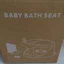 Baby Bath Seat for Babies 6 Months & Up - Bathtub Seats for Babies Sitting Up with Rinse Cup, Non-Slip, Comfortable, Infant Bath Essentials, Gray