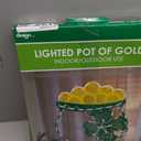 MUDHEN Impact Innovations St. Patrick's Day Lighted Window Decoration Pot of Gold
