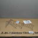 aiwo 7in1 Pikler Triangle Set Climbing Toys for Toddlers 1-3 Rainbow, Large