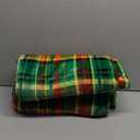 Electric Blanket Heated Throw, Soft Flannel 50"x60" Plaid Heating Blanket with 8 Hours Auto Off 10 Fast Heating Levels Machine Washable Sherpa Heated Blanket with Overheating Protection (Green)