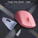 Darmoshark M5PRO Mini Wireless Gaming Mouse,Tri-Mode 8K/Bluetooth Mouse Up to 30000DPI,PAW3950 Optical Sensor Lightweight 38g,5 programmable Button,Computer Mouse for Laptop,PC,Mac-Red