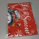 Winter Flag Set - Snowman & Cardinal - 28x40 & 12x18 Double Sided Christmas & Holiday Yard Flag (House + Garden Flags)